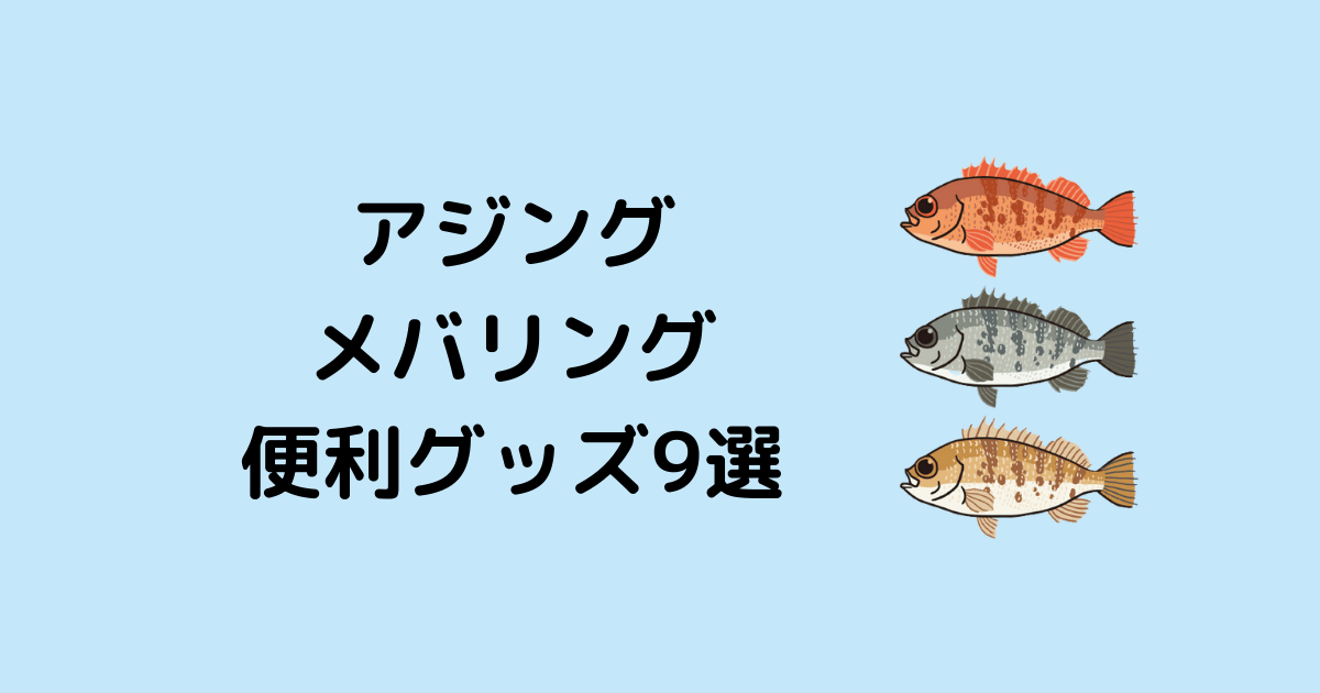 アジング メバリング の便利グッズ9選 オススメのラインやケースも紹介 釣りと色々ブログ